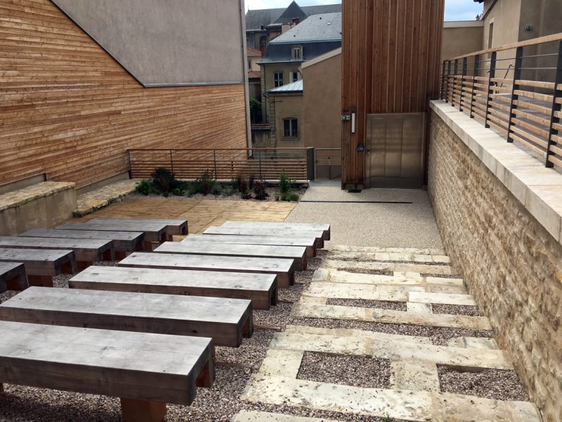 Agence Caillault ACMH – Porte St Georges, Nancy – Théâtre de verdure