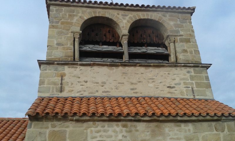 Agence Caillault ACMH – Collégiale Saint-Laurent d’Auzon – Clocher et couverture restaurés