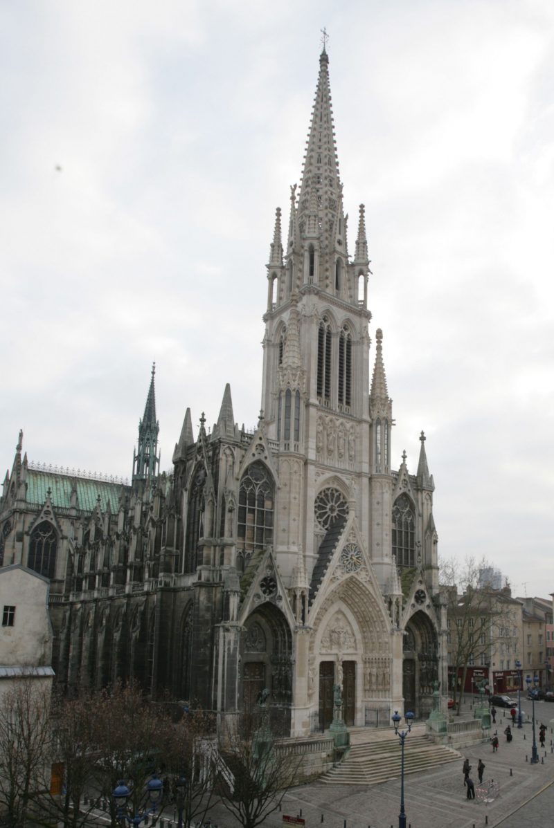 Agence Caillault ACMH – Eglise Saint Epvre – Nancy – Façade nord restaurée