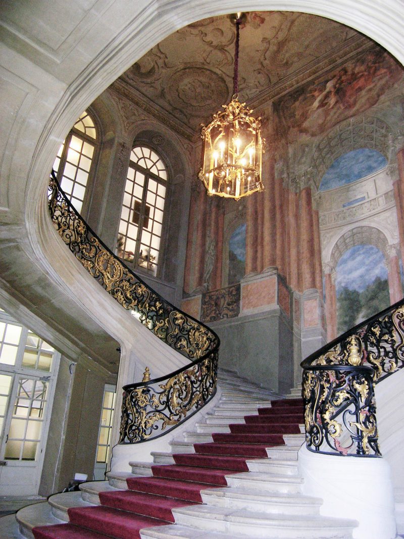 Agence Caillault ACMH – Hôtel de Ville – Nancy –  Escalier d’Honneur restauré