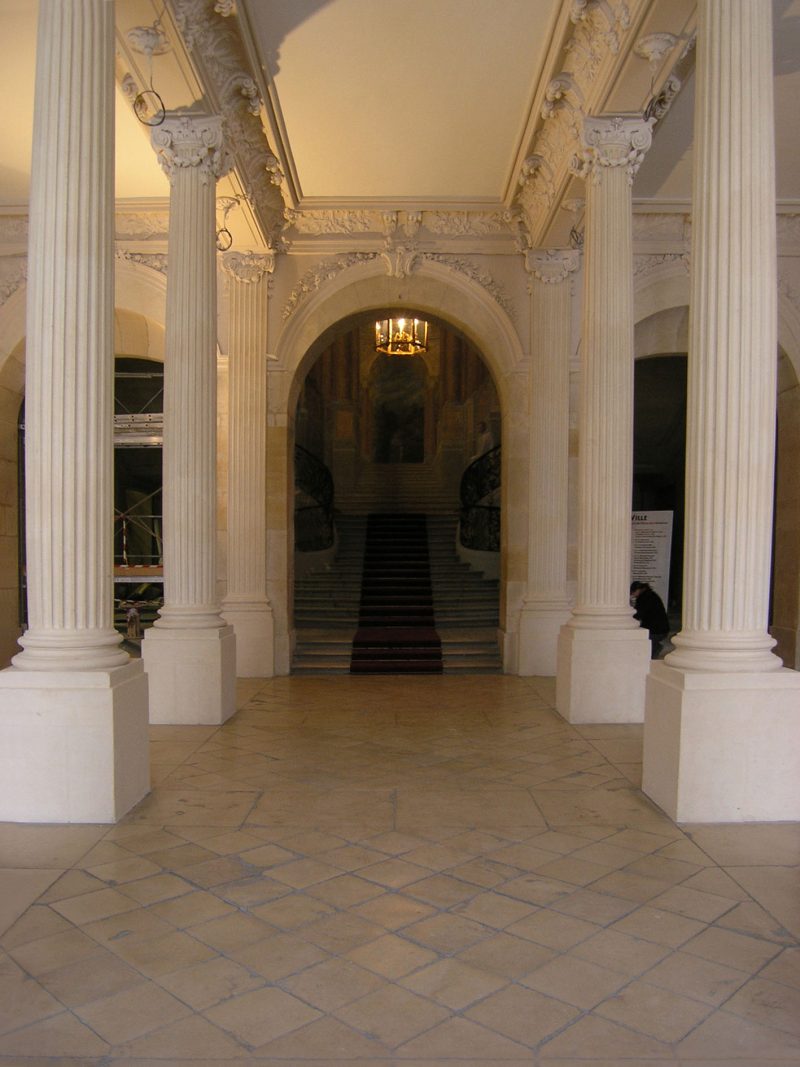 Agence Caillault ACMH – Hôtel de Ville – Nancy –  Peristyle restauré