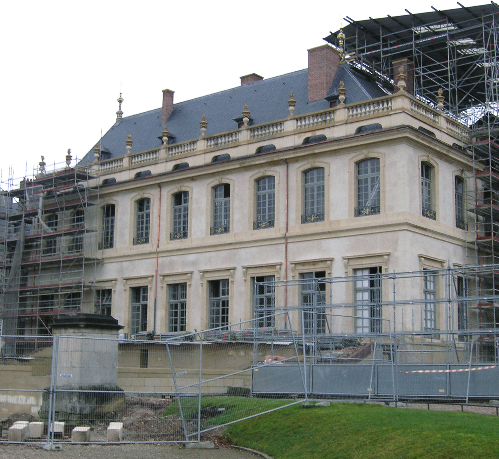 Agence Caillault ACMH – Palais ducal – Luneville – Chantier de restauration des façades
