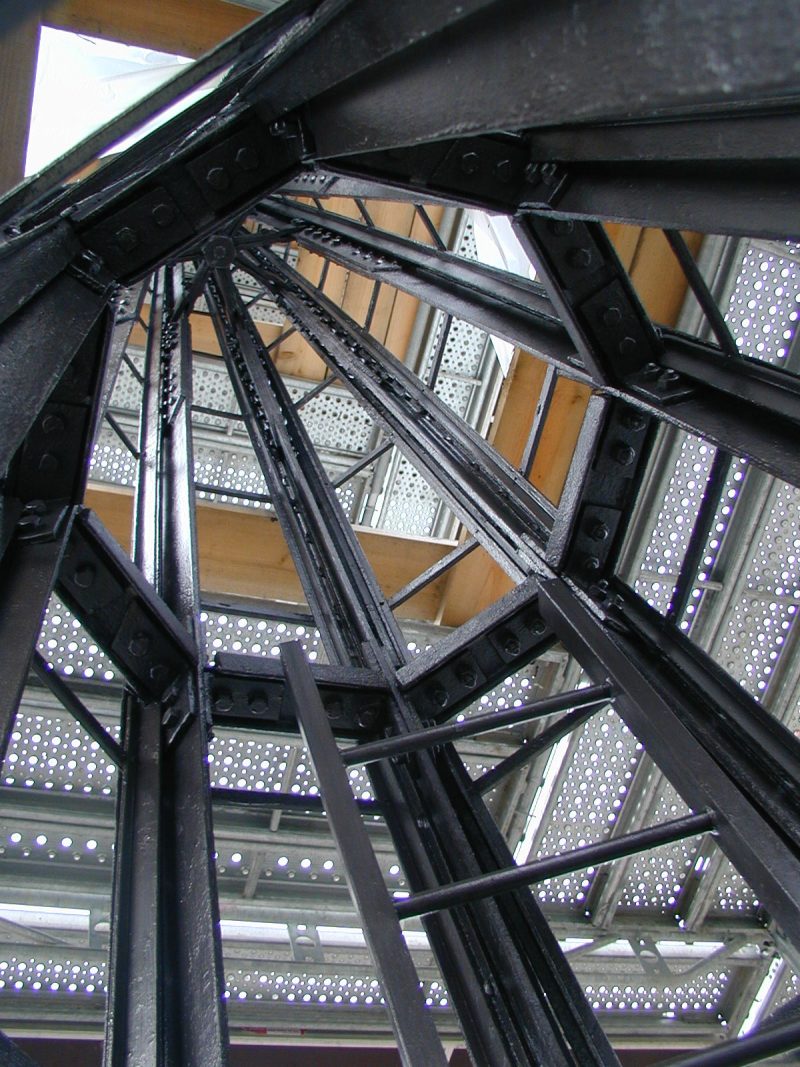 Agence Caillault ACMH -Palais ducal – Nancy – Charpente de la tour restaurée