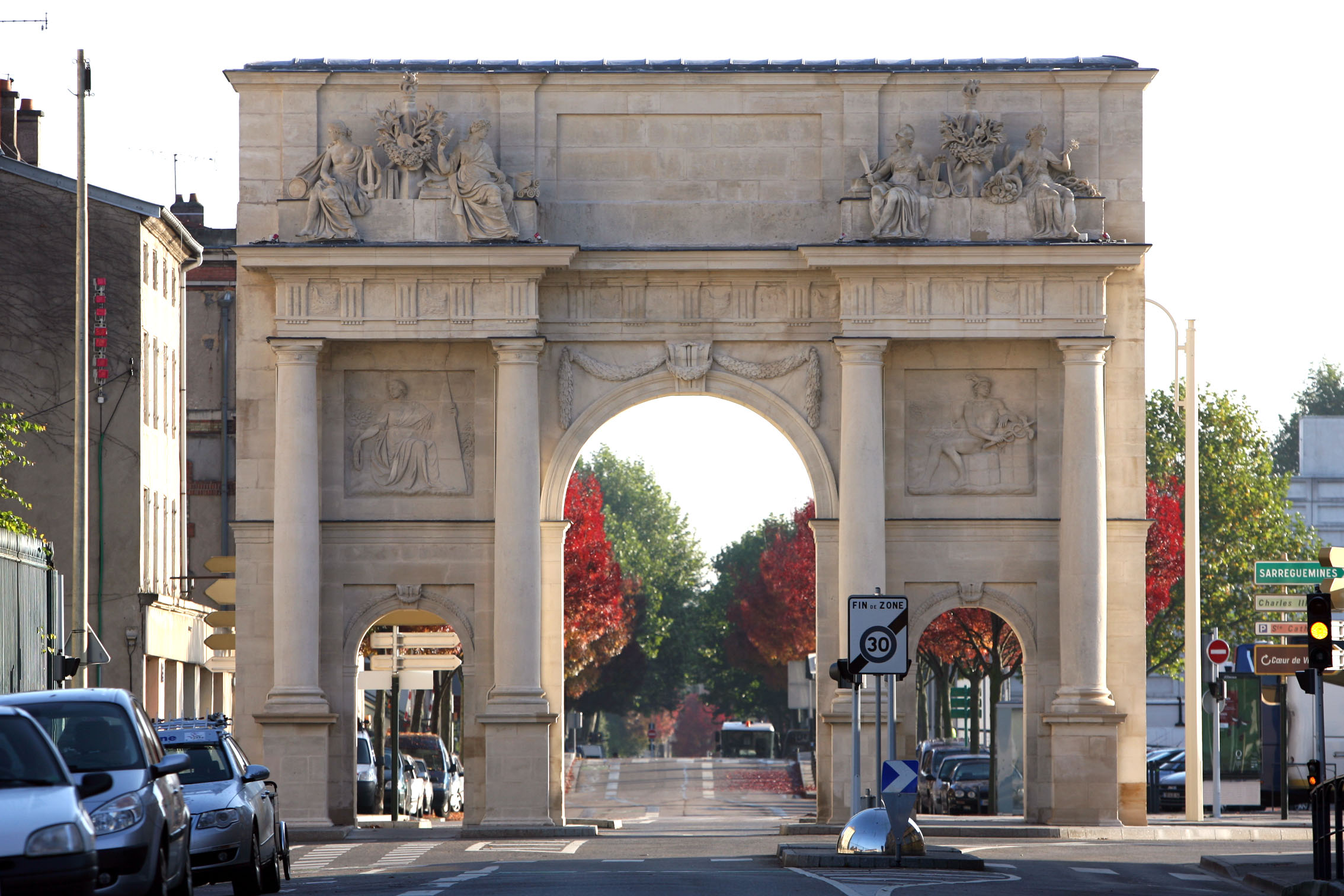 Agence Caillault ACMH – Porte Saint Catherine – Nancy – Façade ouest restaurée