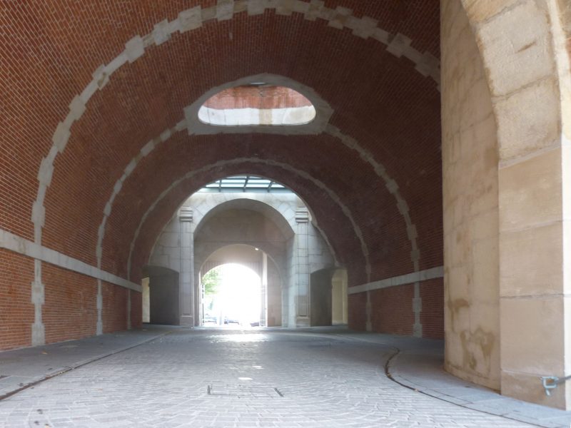 Agence Caillault ACMH – Porte de la Craffe – Nancy – Vue de la porte intérieure après restauration