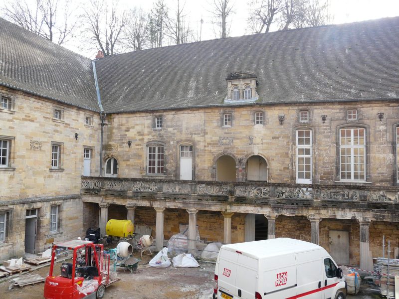 Agence Caillault ACMH – Collège Gilles de Trêves – Bar-le-Duc – Aile intérieure sud avant restauration