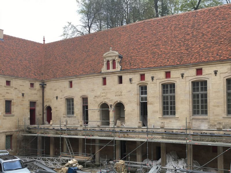 Agence Caillault ACMH – Collège Gilles de Trêves – Bar-le-Duc – Aile intérieure sud en cours de restauration