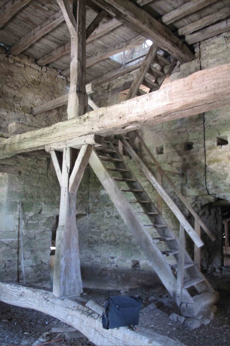 Agence Caillault ACMH – VERTUZEY – Eglise Saint-Gorgon – Intérieur du clocher avant travaux