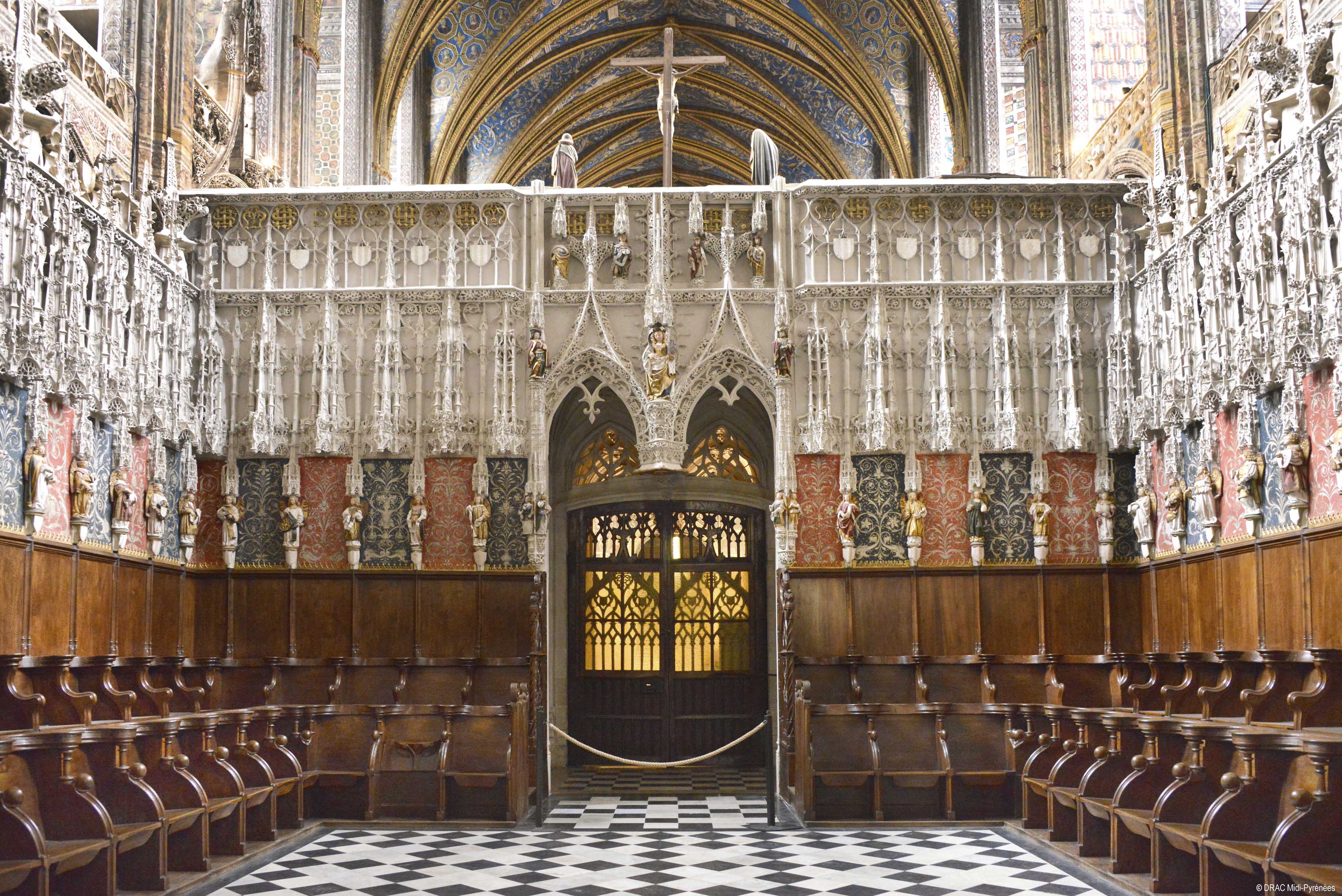 Chœur de la Cathédrale Sainte‑Cécile d'Albi - Agence Pierre-Yves Caillault ACMH