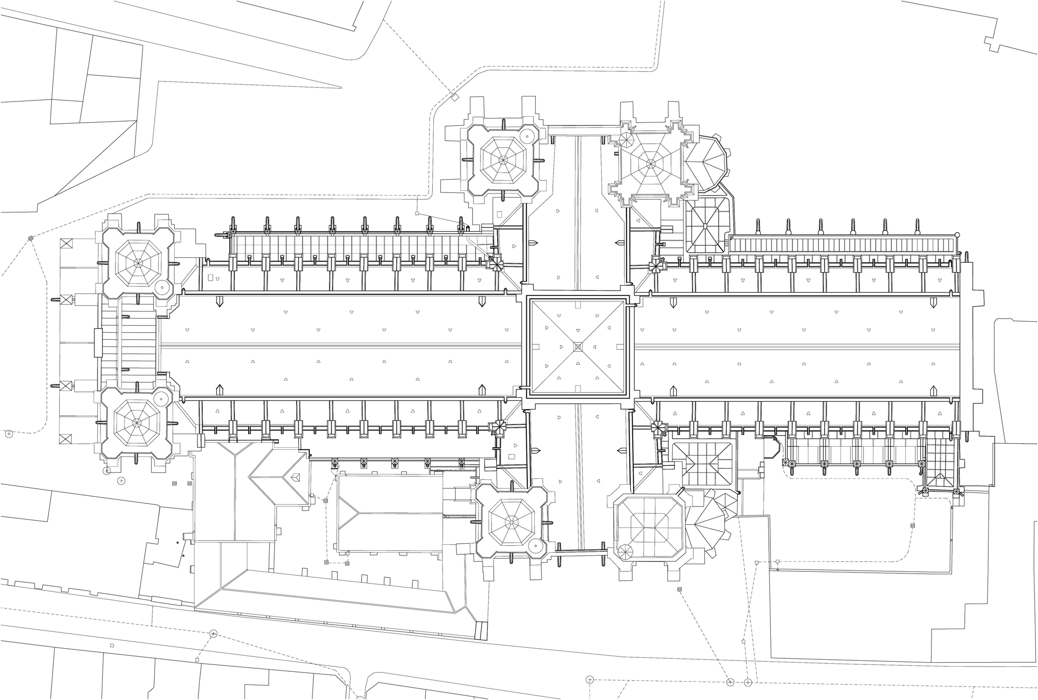 Agence Caillault ACMH – Cathédrale Notre-Dame de Laon – Plan des couvertures