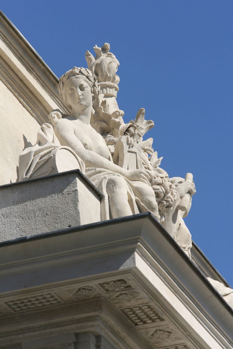 Agence Caillault ACMH – Porte Saint Catherine – Nancy – Sculptures de la façade ouest restaurées 1
